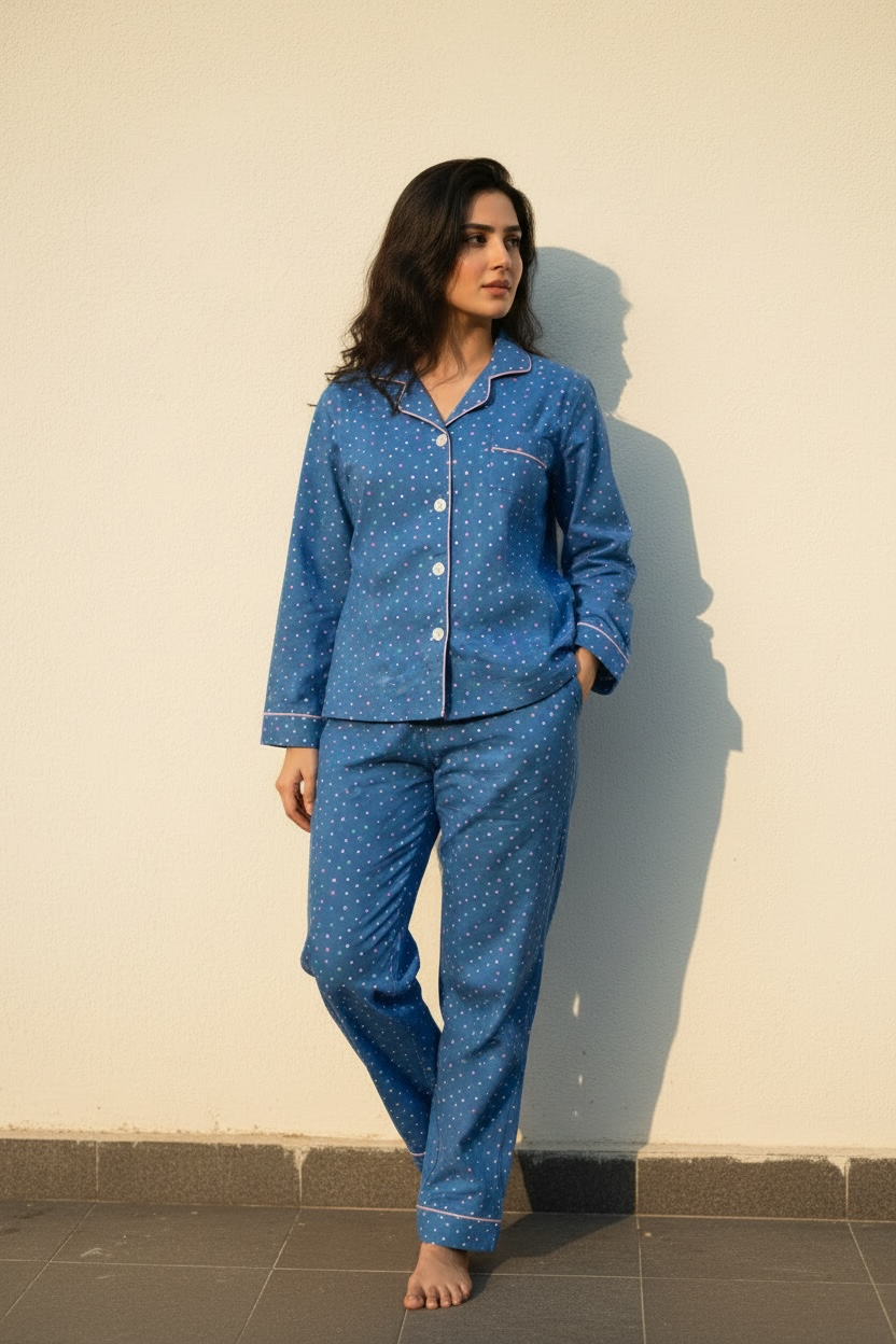 Blue Polka Dots