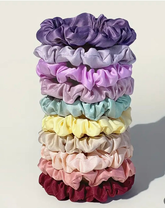 Pack of 10 scrunchies